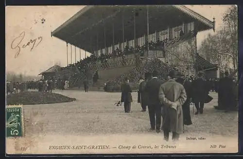 AK Enghien-Saint-Gratien, Champ de Courses, les Tribunes