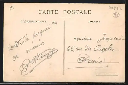 AK Beaumont-sur-Oise, La Promenade du Château