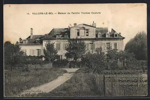 AK Villiers-le-Bel, Maison du Peintre Thomas Couture