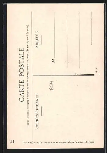 AK Presles, Vue de l`Abside de l`Église