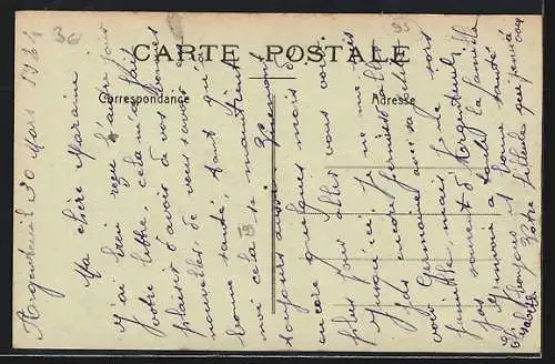 AK Argenteuil, La Rue Nationale inondée, Janvier 1924