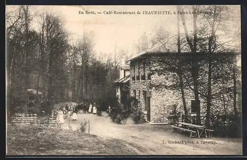 AK Saint-Leu, Café-Restaurant de l`Eauriette en forêt