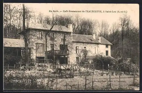 AK Saint-Leu, Café-Restaurant de l`Eauriette en forêt