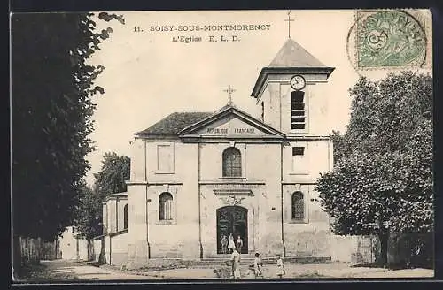 AK Soisy-sous-Montmorency, L`église E. L. D