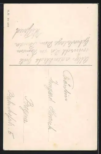 Künstler-AK Pauli Ebner: Heureuse Année, Schüchterne Mädchen mit Geschenken