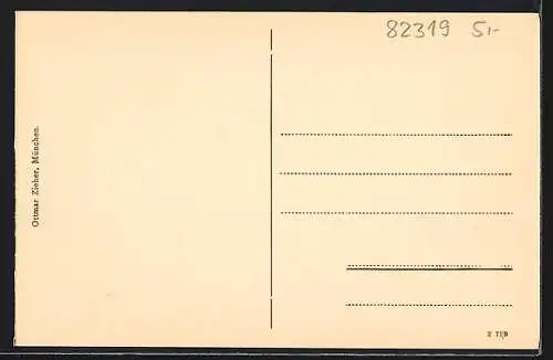 AK Ammerland, Teilansicht vom See her, Segelboot