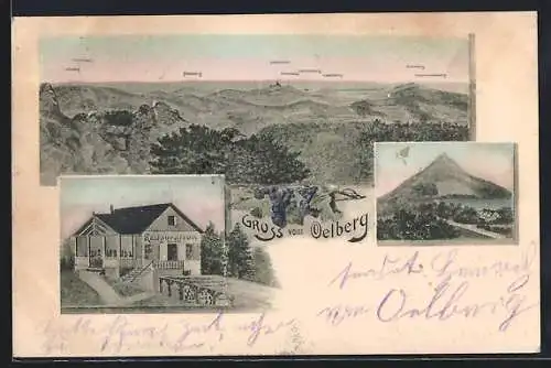 AK Königswinter, Oelberg, Restauration mit Veranda