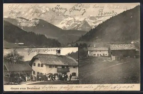 AK Berchtesgaden, Gasthaus Neuhausl