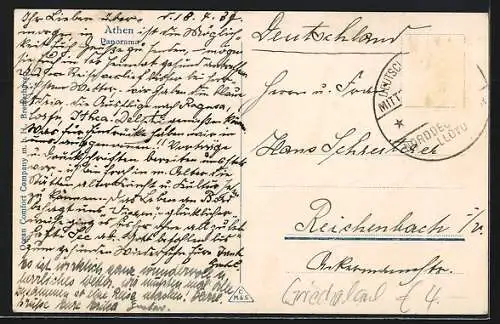 AK Athen, Lykabettos, Generalansicht