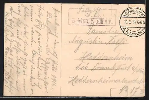 AK Fort de Conde, Geschützstellung