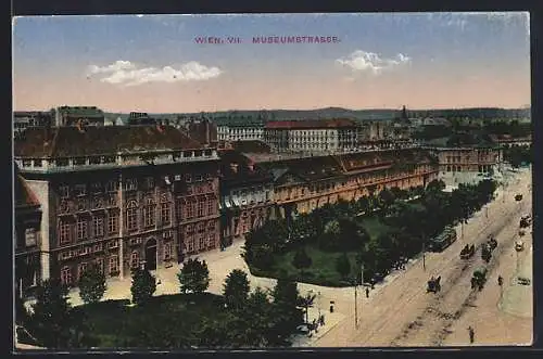 AK Wien, Blick in die Museumstrasse