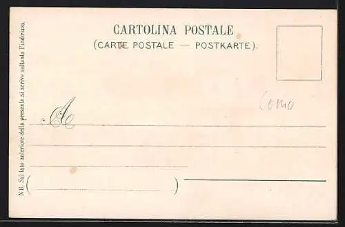 AK Menaggio, Ortsansicht mit Uferpartie