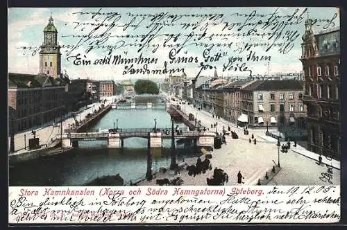 AK Göteborg, Stora Hamnkanalen, Norra och Södra Hamngaforna