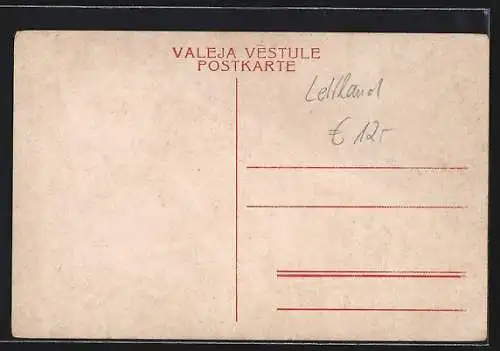 AK Alt-Riga, Brauerstrasse mit Leuten