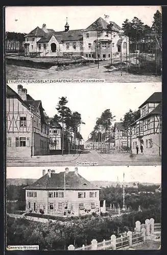 AK Grafenwöhr, Offizierskasino, Offizierslager, Generals-Wohnung