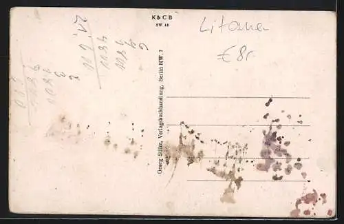 AK Wilna, Teilansicht mit Kirche