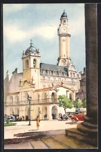 Künstler-AK Buenos Aires, Cabildo historico