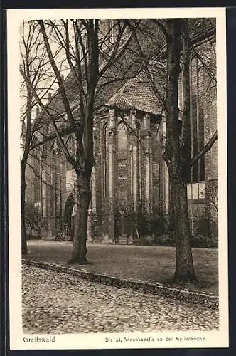AK Greifswald, Die St. Annenkapelle an der Marienkirche