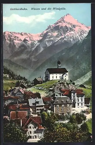 AK Wassen, Panorama mit den Windgällen