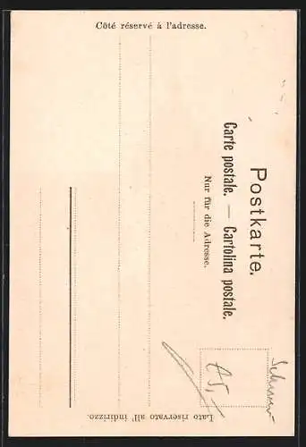 AK Baden, Blick auf den Stadtturm