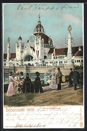 AK Düsseldorf, Industrie- & Gewerbeausstellung 1902, Hauptindustriehalle
