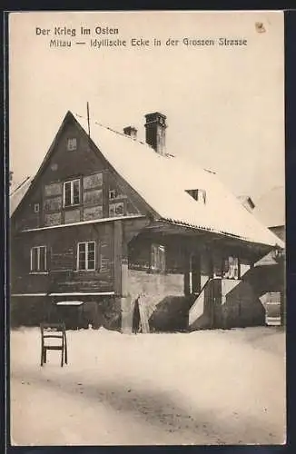 AK Mitau, Haus in der Grossen Strasse