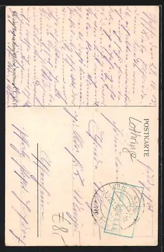 AK Igney, Avricourt 1915