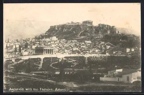 AK Athens, Aeropolis with the Theseion