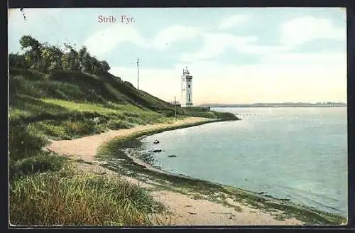 AK Strib Fyr, Blick zum Leuchtturm
