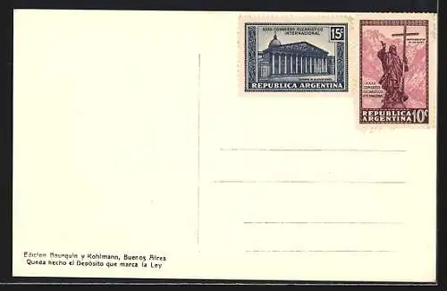 AK Buenos Aires, XXXII Congreso Eucaristico Internatcional 1934