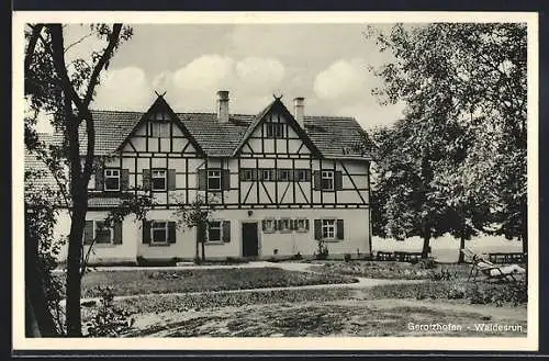 AK Gerolzhofen, Blick auf Waldesruh