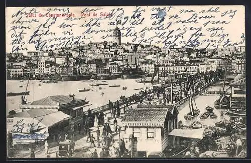 AK Constantinople, Pont de Galata