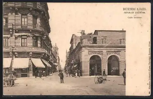 AK Buenos Aires, Calle Defensa, Confiteria Victoria
