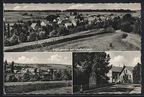 AK Kleinsteinach bei Hassfurt / Main, Strassenmotiv und Ortsansichten