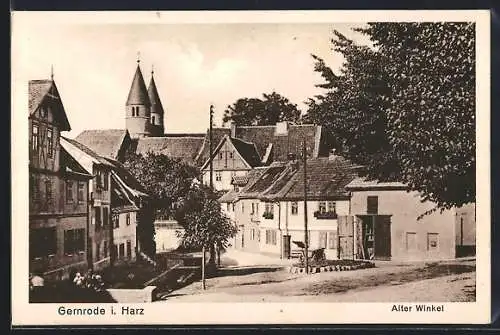 AK Gernrode /Harz, Im Alten Winkel