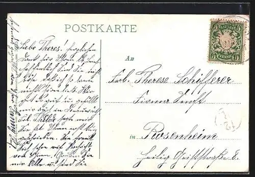 AK Donauwörth, Partie an der Wörnitzbrücke