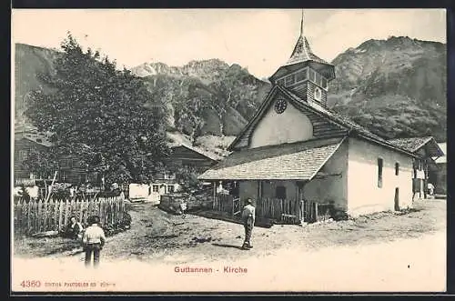 AK Guttannen, Partie an der Kirche