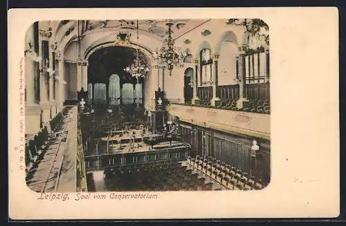 AK Leipzig, der Saal im Conservatorium