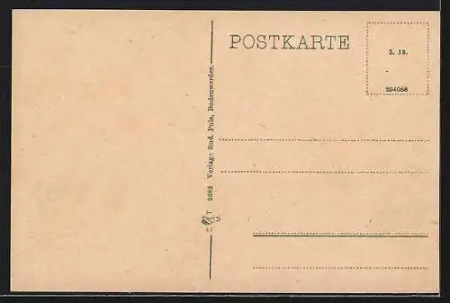 AK Bodenwerder a. d. Weser, Teilansicht mit Brücke