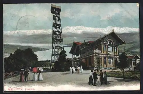 AK Uetliberg, Utokulm mit Bergpanorama