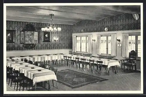 AK Zürich, Restaurant zum Königstuhl, Stüssihofstatt 3, Zunfthaus zur Schneidern Zunftsaal