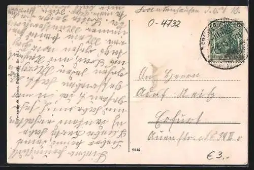 AK Kyffhäuser / Kaiser Wilhelm Denkmal, Kaiser-Wilhelm-Denkmal und Restaurant