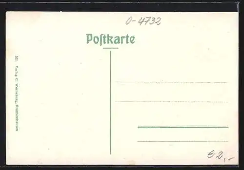 AK Kyffhäuser, Kyffhäuser-Denkmal mit Gasthaus