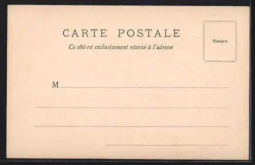 AK Bordeaux, hôtel de ville, Pferdebahn