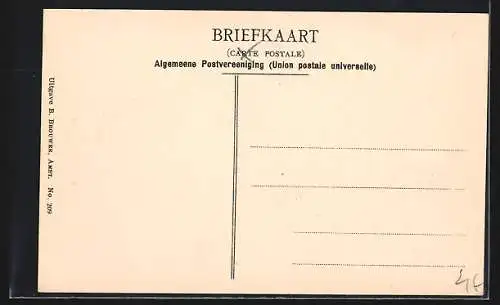 AK Amsterdam, Muiderpoort, Strassenbahn