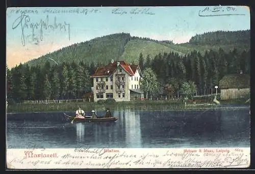 AK Mariazell, Erlafsee mit Boot