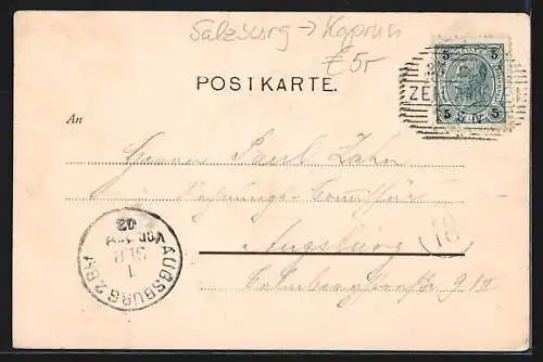 AK Kaprun, Sigmund-Thun-Klamm, 3 versch. Ansicht, Eingang zum Klamm