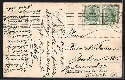 AK Hamburg-St.Georg, Partie am Hauptbahnhof, Strassenbahn, Pferdekutschen, Obelisk