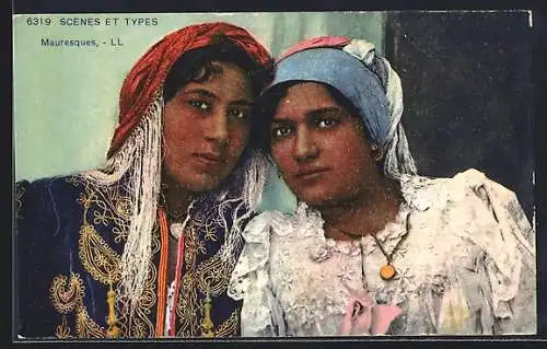 AK Mauresques, arabische Volkstypen