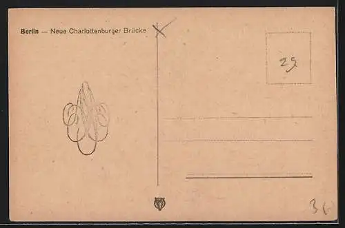 AK Berlin-Charlottenburg, Charlottenburger Brücke